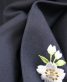 卒業式袴単品レンタル[刺繍]濃紺に桜刺繍[身長158-162cm]No.77
